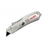 V-REX Safety Knife silver, 12 pcs. in display