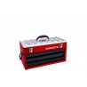 Metallic case with 3 drawers and upper tray...