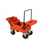 METAL TOOL BOX ON WHEELS