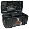 Industrial plastic tool box with steel latches,...