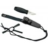 Morakniv® Eldris Neck Knife Black, Fire Starter...