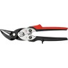 Offset cutting snips, right, stainless steel