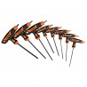 TORX key set wioth T-handle T9-T40, 8 pcs Truper®
