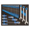 Combination wrench 6-32mm and screwdriver set...