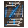 Wrench (combination+open end) set 31pcs 3/3...