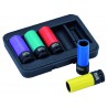 Deep impact socket set 5pcs - 17/19/21/22/24mm...
