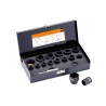Twist socket set 16 pcs 3/8" and 1/2" 8-27mm