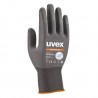 Safety gloves Uvex Phynomic Lite, grey, size 7