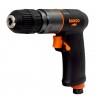 Pneumatic reversible drill with 10mm quick...