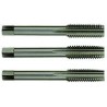Set of hand taps M8, HSS DIN352, Bright,...