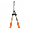 Hedge shears with wavy blade and wooden handles...