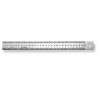 Ruler 500x30x1,0mm stainless type 498