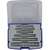 Set of screw removers 6pcs N°1-2-3-4-5. "Half-box"