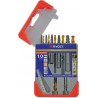 Stud extractor set for M3-M18 + drills, 10pcs