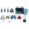 Set of accessories for multi-functional tool...