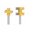 Milling cutter for wood 2 pcs. 8mm shaft Gecko