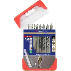 Metal drill bit set 1-10mm,...