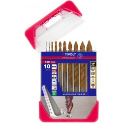 Metal drill bit set 1-10mm,...