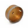 Diamond grit holesaw 100mm, M14 shank