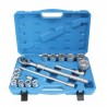 Socket set 3/4 19-50mm 16pcs. telescopic ratchet