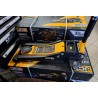 Hydraulic jack with wheel. 3T 75-505mm JCB lowered
