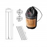 Temporary magnetic door set, 2250x310mm