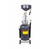 Oil collection tank with suction and discharge...