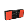 Wall cabinet 158x26.5x63cm B114