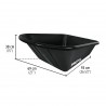 Plastic container for wheelbarrow TP-5N Pretul®