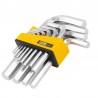 Set of hex keys. Inch 1/16 - 3/4