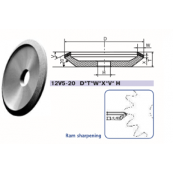Diamond sharpening disc 125mm