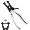 Pliers for clamps are fixed