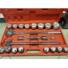 Socket set 3/4 19-50mm 21pcs. Silver