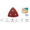 Sanding paper 10 pcs. 80mm set P60 P80 P120