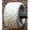 Spare wheel for tire grinder