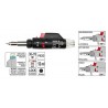 Gas soldering iron with piezo ignition YATO