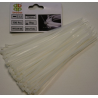 Straps-zipper 3.6x300mm 100pcs. White