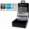 Drill set for metal 1-10mm 19 pcs. PTG Germany