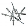 Rivets 4.0x9.6mm 50pcs. aluminum