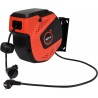 Electrical extension cord in automatic reel...