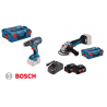 Cordless tool set impact. screwdriver+angle...