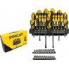 Screwdriver set with heads STANLEY 57pcs.