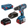 Battery shock screwdriver-drill 18V 2x5.0AH...