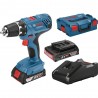 Cordless screwdriver 18V 2x2.0AH GSR 18V-2-LI...