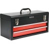 Metal tool box 520x218x255mm 2 drawers