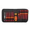 Screwdriver set VDE 1000V with tester in soft...