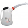 Liquid container, graduated, 5L, with lid