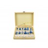 Wood milling cutter set 12pcs. 6mm shank.