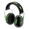 Earmuffs K1. SNR: 28dB, black/green. Soft head...