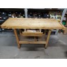 Wooden work table 137x50x86cm